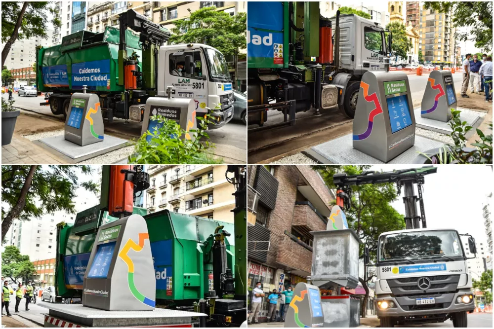 CONTENEDORES SUBTERRÁNEOS EN AVENIDA MAIPÚ