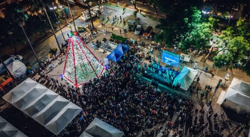 arbol navidad plaza intendencia