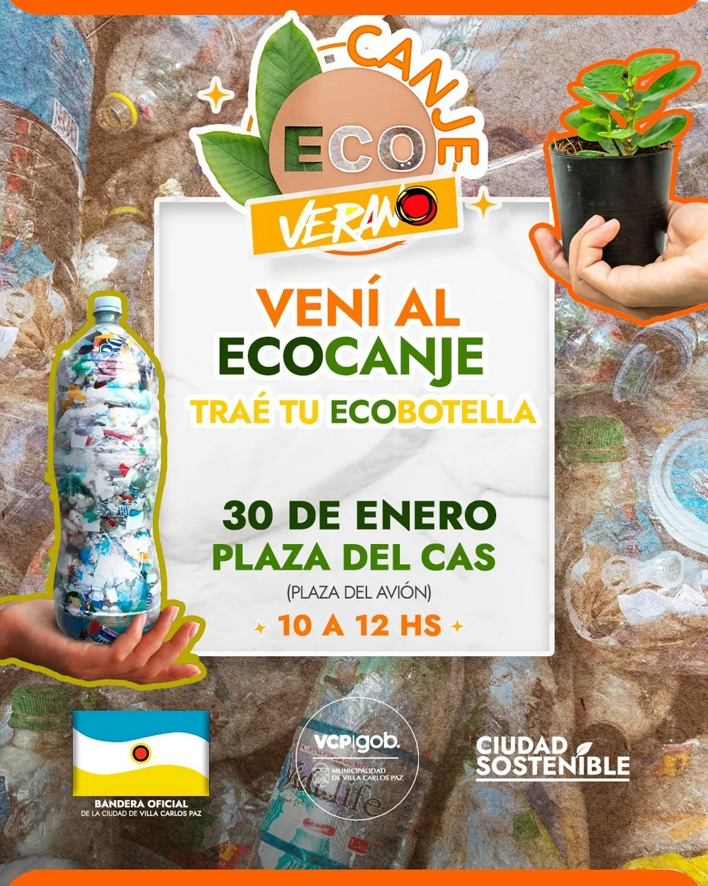 ECOOBJETIVO FOTO VILLA CARLOS PAZ ECOCANJE ENERO 2026