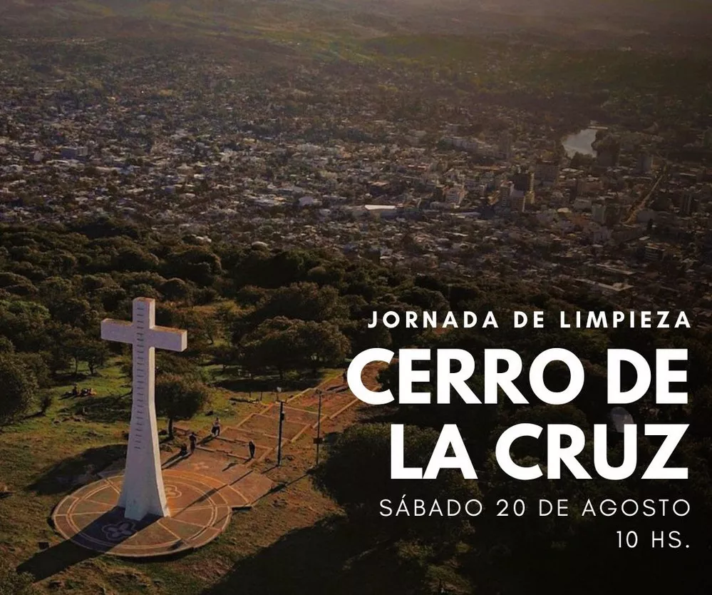 ECOOBJETIVO FOTO VILLA CARLOS PAZ LIMPIEZA CERRO LA CRUZ