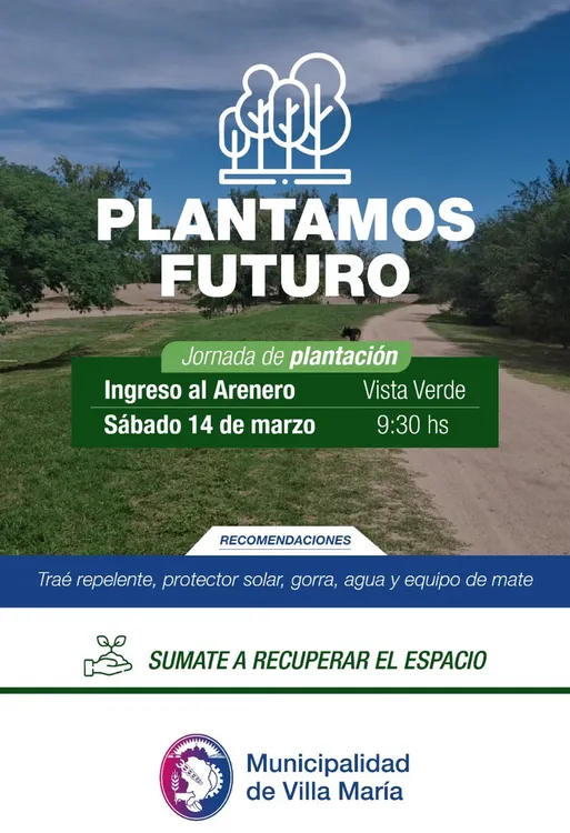 ECOOBJETIVO FOTO VILLA MARIA PLANTACION ARENERO VISTA VERDE