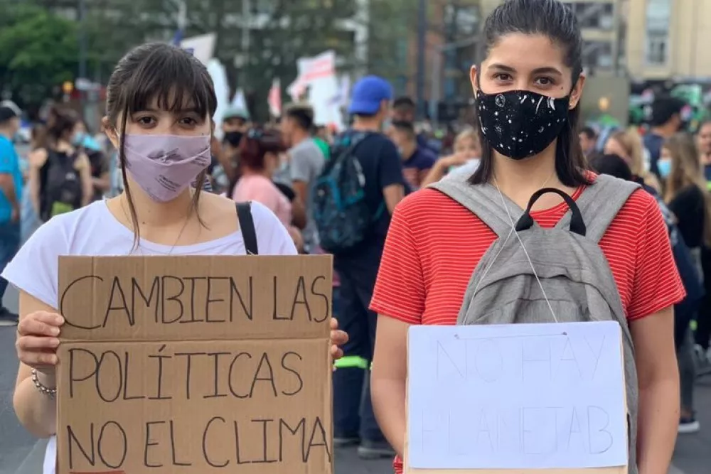 Manifestacion por el clima