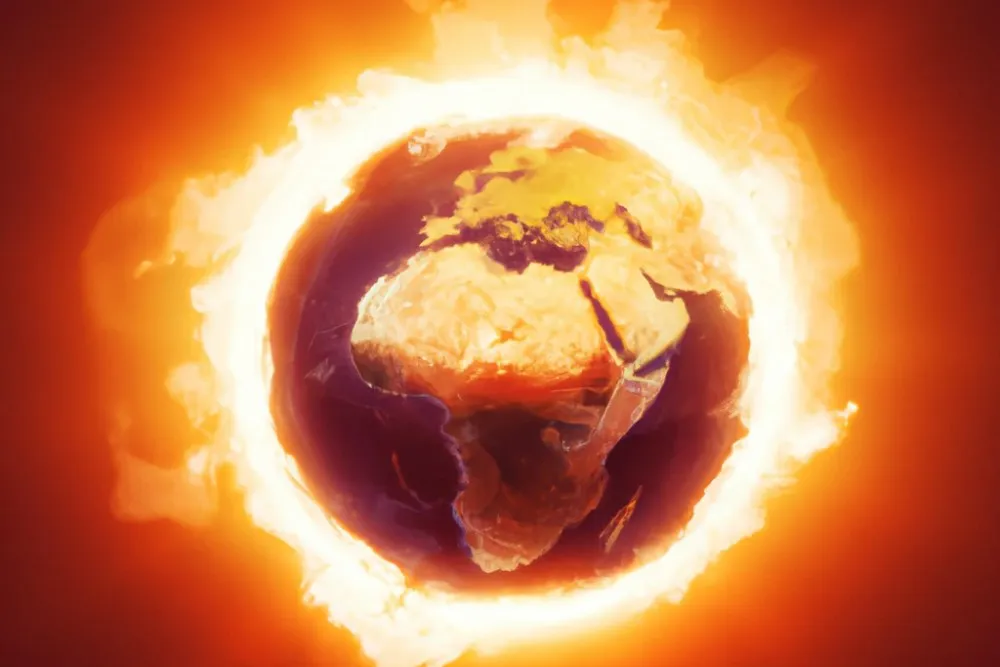 DALL·E-calentamiento-global